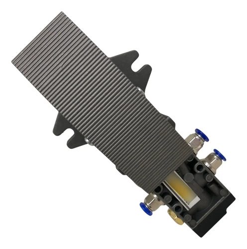 Kit Válvula Pedal Mola 5 V Rosca 1/4 C/ Conexão Para Tubo 06