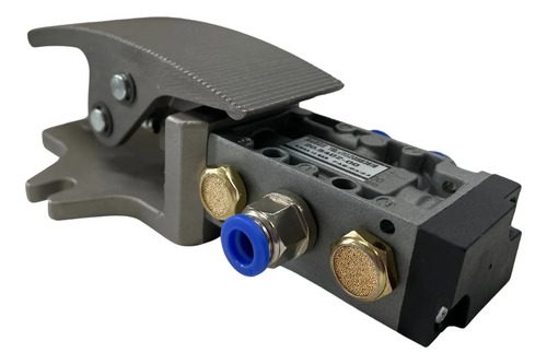 Kit Válvula Pedal Trava 5 V Rosca 1/4 C/ Conexão Para Tubo 6