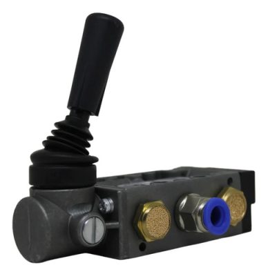 Kit Válvula Alavanca Mola 5v Rosca 1/4 C/ Conexão P/ Tubo 6