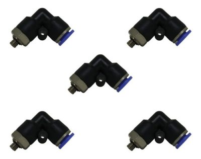05 Conexão Pneumática Instantânea Cotovelo ( L ) Macho M5x06