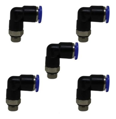 05 Conexão Pneumática Instantânea Cotovelo ( L )macho 1/8x08
