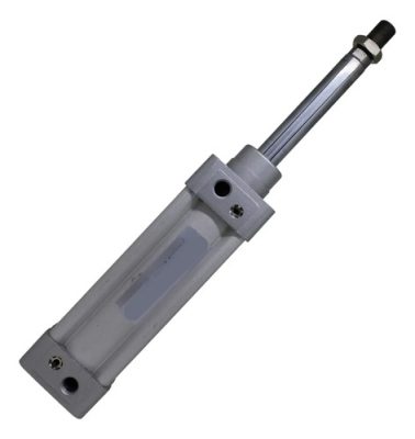 Cilindro Pistão Pneumático Dupla Ação Iso Ø63 X 400 Curso Cinza