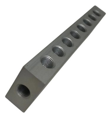 Distribuidor De Ar 1 Entrada 8 Saídas Rosca 1/8