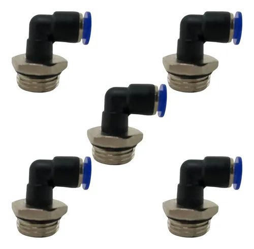 05 Conexão Pneumática Instantânea Cotovelo ( L )macho 1/2x08