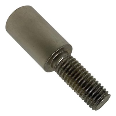 Parafuso Para Cilindro Pneumático Ø125mm Rosca Macho/fêmea Prateado