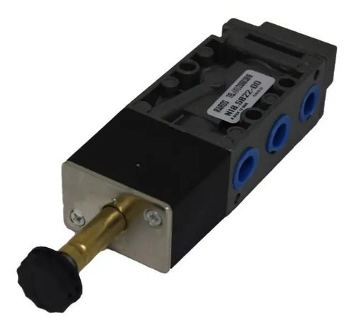 Válvula Solenoide Rosca 1/4 5 Vias Retorno Mola Pneumática