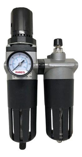 Conjunto Preparação De Ar Lubrifil 1/2 Com Manômetro